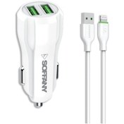 Resim MEVATECH Araç Içi Şarj Aleti Type-c Hızlı Şarj Çift Giriş Tek Çıkış 20w 