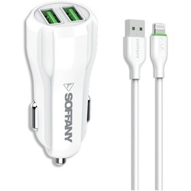 Resim MEVATECH Araç Içi Şarj Aleti Type-c Hızlı Şarj Çift Giriş Tek Çıkış 20w 