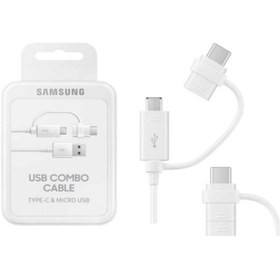 Resim Samsung Type C Micro Usb Beyaz Kombo Kablo Ep-dg930dwegww Kablo 