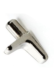 Resim Badem10 Raf Pimi Düz Cam Ahşap Metal Raf Tutucu Çivisi Mobilya Dolap Pimi (50 Adet) 