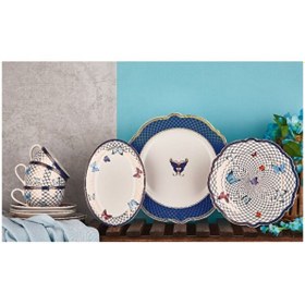 Resim Aryıldız 6 Kişilik 30 Parça Porselen Kahvaltı Takımı AR51035 