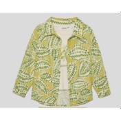 Resim Kız Bebek Leaf Gömlek Yeşil 