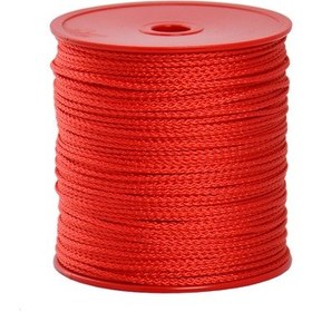 Resim 1,5 Mm Polyester Çok Amaçli Ip Halat - Kirmizi - 200 M. 