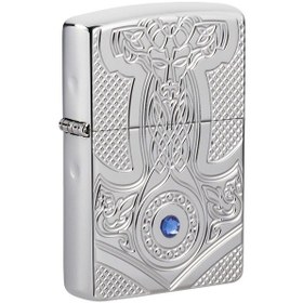 Resim Zippo Çakmak 49289 Armor Medieval Design Lighter Orta Çağ Tasarım 