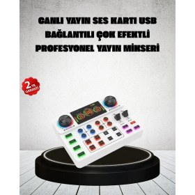 Resim Renas Store Yayın Karaoke Için Profesyonel Ses Kartı Bluetooth Destekli 