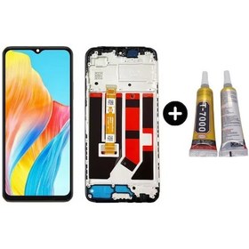 Resim Oppo A38 Cph2579 Uyumlu Çıtalı Lcd Ekran Dokunmatik + B7000 