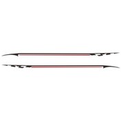 Resim Sones 2 Adet/takım D-934 Bel Desenli Araba Modifiye Dekoratif Çıkartma Siyah Kırmızı 