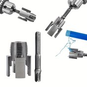 Resim 2-in-1 Su Borusu Tırnak Aracı, 1/2" ve 3/4" Su Borusu Tırnak Tamir Aracı, Elektrikli Matkaplar İçin Tasarlanmış Su Borusu Tırnak Kalıbı, Dayanıklı Metal Su Borusu Dış + İç Delik Tap Aracı, Tesisatçılar ve Ev Tamirleri İçin Gerekli 