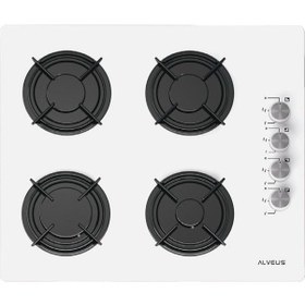 Resim Alveus Akasya ALV MFA 604 - ALV GLS 640 Beyaz Ankastre Set 