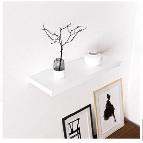 Resim Beyaz Duvar Rafı Mdflam Parça Raf Uçan Raf 40x20 