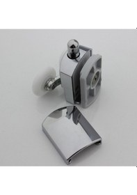 Resim Duşakabin Tekeri Kırılmaz Krom Çift Teker Gri 