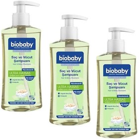 Resim Biobaby Ultra Hassas Bebek Saç Ve Vücut Şampuanı 3 x 500 ML 