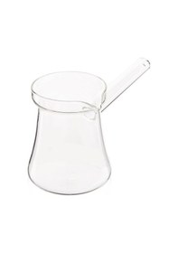 Resim Cheff Star Düz Borosilikat Cam Cezve - Şeffaf - 400 Ml Çok Renkli 