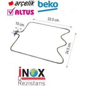 Resim Arçelik-Beko-Altus Uyumlu-Simfer Fırın Rezistansı 220V 1300 W 