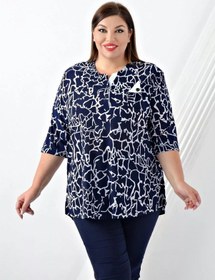 Resim Polnaa Garmonia Büyük Beden Şık Bluz 198265685 Siyah 