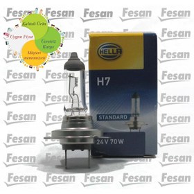 Resim Fesanotomotiv Hella 24 Volt H7 Far Ve Sis Ampulü 70W 8Gh178555251 