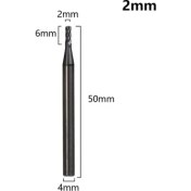 Resim 2Liyao 2mm 4 Flüt Değirmen Tungsten Çelik Frezeler Kesme 1/1.5/2/2.5/3/4/5/6mm Alaşım Karbür Freze Kesicisi End Mill Metal Kesici Aletler (Yurt Dışından) 