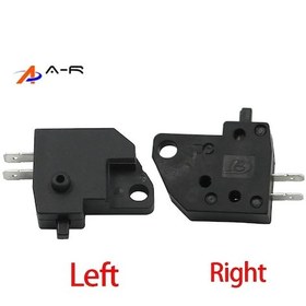 Resim 1 Çift-motosiklet Ön Fren Lambası Durdurma Anahtarı Lambaları Kolu Honda Vt1100 Vt1100c Vt500 Vt500c Gölge 1100 500 Vt500ft Ft500 Cb400f 