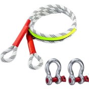 Resim Novahub Araba Açık Off-road Acil Kurtarma Kalın Naylon Çekme Halatı 7m, 5 Ton Kapasite 