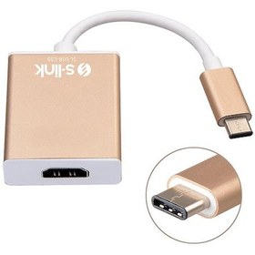 Resim Hdmı Çevirici - S-Link - Sl-Usb-C55 - Usb Type-C Giriş - Hdmı Çık 
