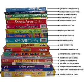 Resim 1.sınıflar İçin Renkli Resimli Kitaplık Seti Her Gün 1 Kitap 