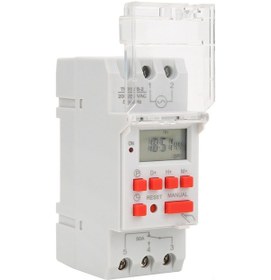 Resim Moveevo 7 Günlük Programlanabilir Lcd Zamanlayıcı, 30a 200-250v Ac, 16 Açma/kapama Ayarı, Geri Sayım Fonksiyonu, Pil İle Teslim Cr2450 Dahil 