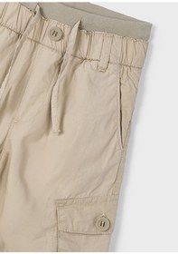 Resim United Colors Of Benetton Mayoral Erkek Çocuk Bağcıklı Kargo Pantolon 3571 Bej 