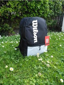 Resim Wilson Gri Sırt Çantası Unisex Çift Gözlü Çanta Gri 