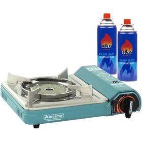 Resim Ck-508 Orcamp Seramik Kamp Ocak + 2 Golf 227 Gr Kartuş Çok Renkli 