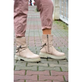 Resim Fox Shoes Ten Kalın Tabanlı Zincirli Kadın Bot L996034509 