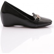 Resim Dgn 24305 Kadin Metal Aksesuar Topuklu Ayakkabi 24305-2428-R1534 Siyah 