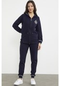 Resim Nakış Detaylı Jogger Eşofman Takım - Lacivert 001 