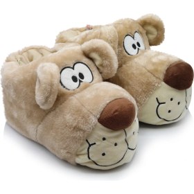 Resim Twigy Fibert Kadın, Garson Boy Hayvanlı Panduf Bej 36/41 