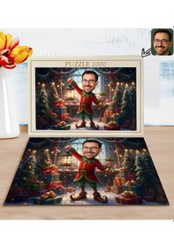 Resim Bk Gift Kişiye Özel Erkek Yılbaşı Karikatür Tasarımlı 1000 Parça Profesyonel Puzzle-3, 1000 Puzzle, Yeni Yıl Hediyesi, Yılbaşı Hediyesi Kobitmeyencom3 