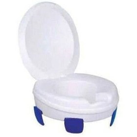 Resim Medikalcim Kapaklı Klozet Yükseltici | Ergonomik Tasarım 