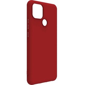 Resim General Mobile Gm 21 Kılıf Lüks Mat Silikon Kırmızı + Nano Ekran Koruyucu 