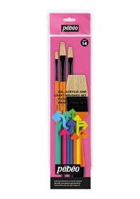 Resim Pebeo Çok Amaçlı Hobi Fırça Seti 14 