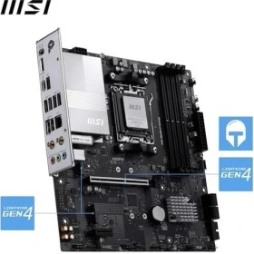Resim Peri Store Msı Pro B840M-P WIFI6E Am5 Ddr5 8000MHZ(OC) Hdmı,2x M.2 USB 5 Gbs 2.5g Lan Wı-Fı 6e Matx 