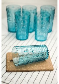 Resim Akrilik Aquamarin Tekli Uzun Bardak & Su Meşrubat Bardağı 750 Ml Büyük Boy & Cam Değildir Diğer 