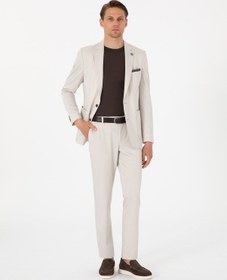 Resim Pierre Cardin Erkek Bej Takım Elbise 50303472-vr011 Bej 