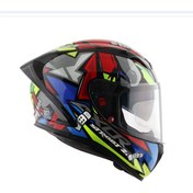 Resim AXOR Street Bobby Kask Siyah Kırmızı 