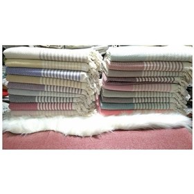 Resim Pamuklu Kaymaz Hasır Dokuma Maxi Kolları Kapatan Koltuk Örtüsü (1 