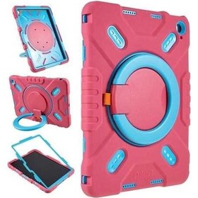 Resim Tongxida Pepkoo İpad Uyumlu 10.9 2022 360 Derece Döndürme Kickstand Silikon+pc+abs Tablet Kapağı Arka Kapak 