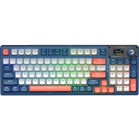 Resim Gamepower Gasket Elite Kablolu-Kablosuz Rgb Mekanik Oyuncu Klavyesi 