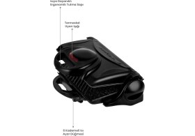 Resim Awox Orion Tost Ve Izgara Makinesi 180° Açılabilir 1800w Siyah 