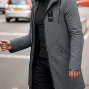Resim Erkek Casual Kapüşlu Ceket, Ayarlanabilir Çekmece Kapüş ile - Düz Renk Fermuar Ön, Normal Kalıp ve Fonksiyonel Cep, Polyester Astarlı Bahar/Sonbahar Günlük Giyim, Bahar Dış Giyim, Şık Tasarım, Dayanıklı Kumaş, Hafif Dış Giyim, Şehir Stili 