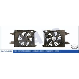 Resim Fan Motor Davlmbzli Megane 1997-99 Megane 2 Scenic 2 (190W 380Mm 504646868 