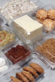 Resim Genel Markalar Plastik Sızdırmaz Kap 2000 Gr Cc Bombe Yüksek Kapak Kullan At Kapaklı Kase Saklama Kutusu 25 Adet 