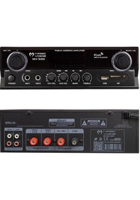 Resim Magicvoice Mv-500 100 Watt Usb-sd-bluetooth 2 Bölgeli Hat Trafolu Ses Mixer 