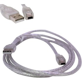 Resim Powermaster Ipod Şarj Aleti Kablosu USB 5 Pin Geniş 1.5 Metre Şeffaf Powermaster (Sl-Uk5) 